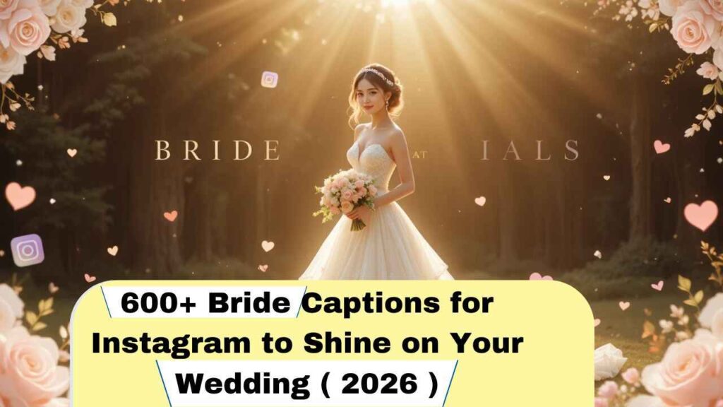 Bride Captions for Instagram