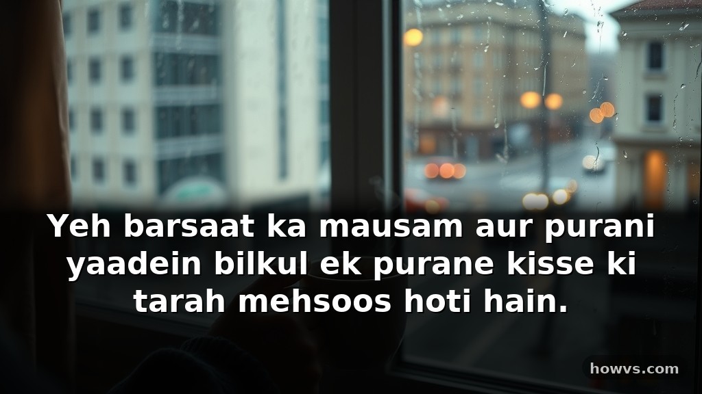 Magical Urdu Shayari Captions for Instagram for a Rainy Day
