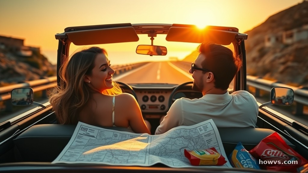 Heartfelt Relationship Captions for Couples on a Road Trip